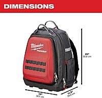Milwaukee Backpack JOBSITE 48 Pckts 15IN 48-22-8301