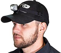 Smith & Wesson Night Guard Series Rechargeable Waterproof Headlamps with Hat/Pocket Clip