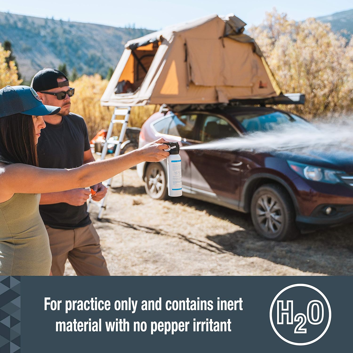 SABRE Frontiersman Practice Bear Spray, 7.9 oz Inert Canister, Practice Before You Go