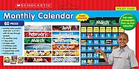 Scholastic Classroom Resources Pocket Charts for Calendar and Daily Schedule Management (SC583866