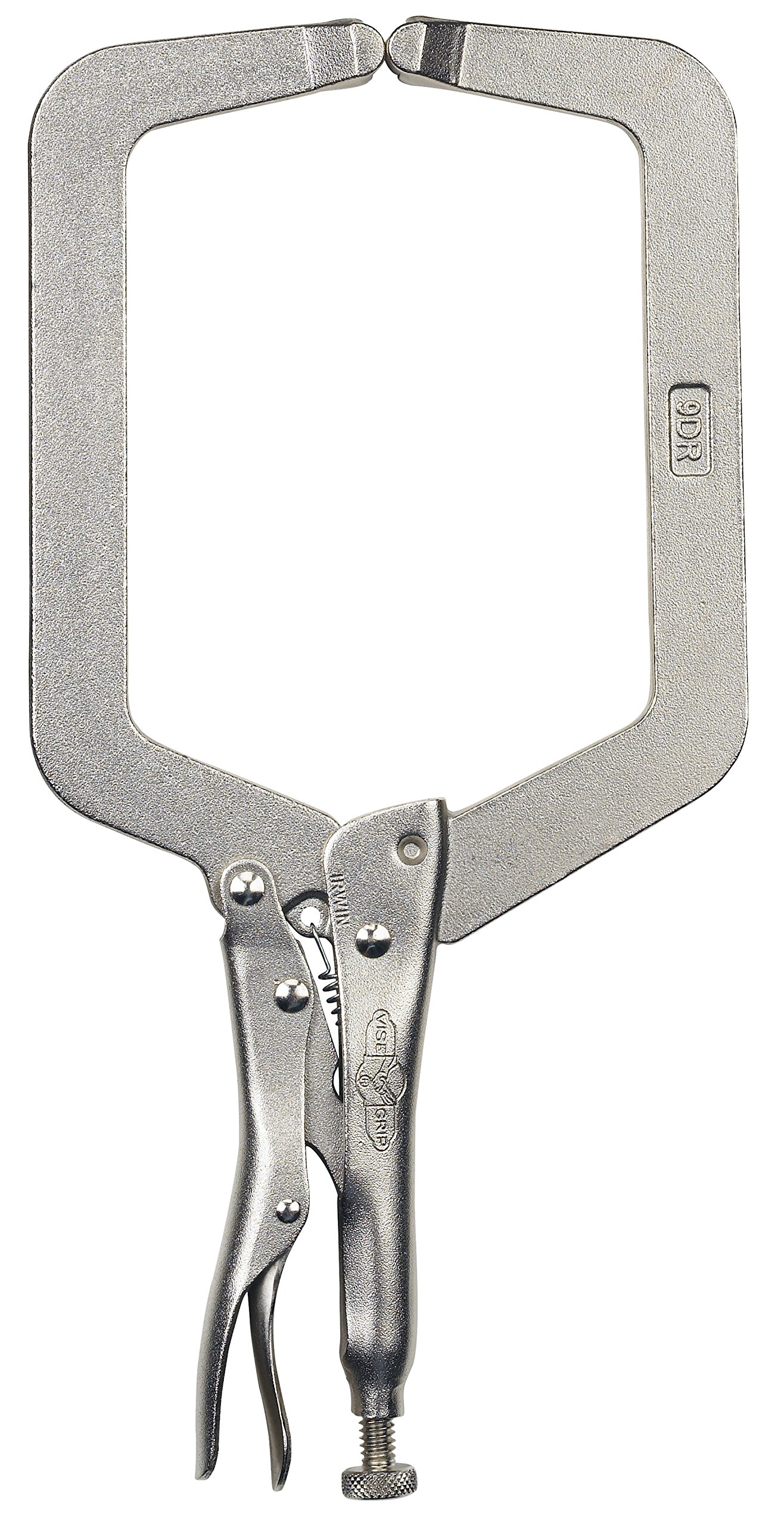 Irwin The Original 9DR Locking C-Clamp with Regular Tip, 9in
