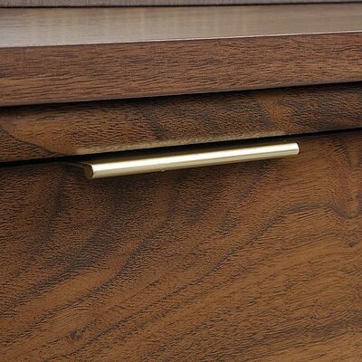 Sauder Clifford Place Library Base, Grand Walnut finish