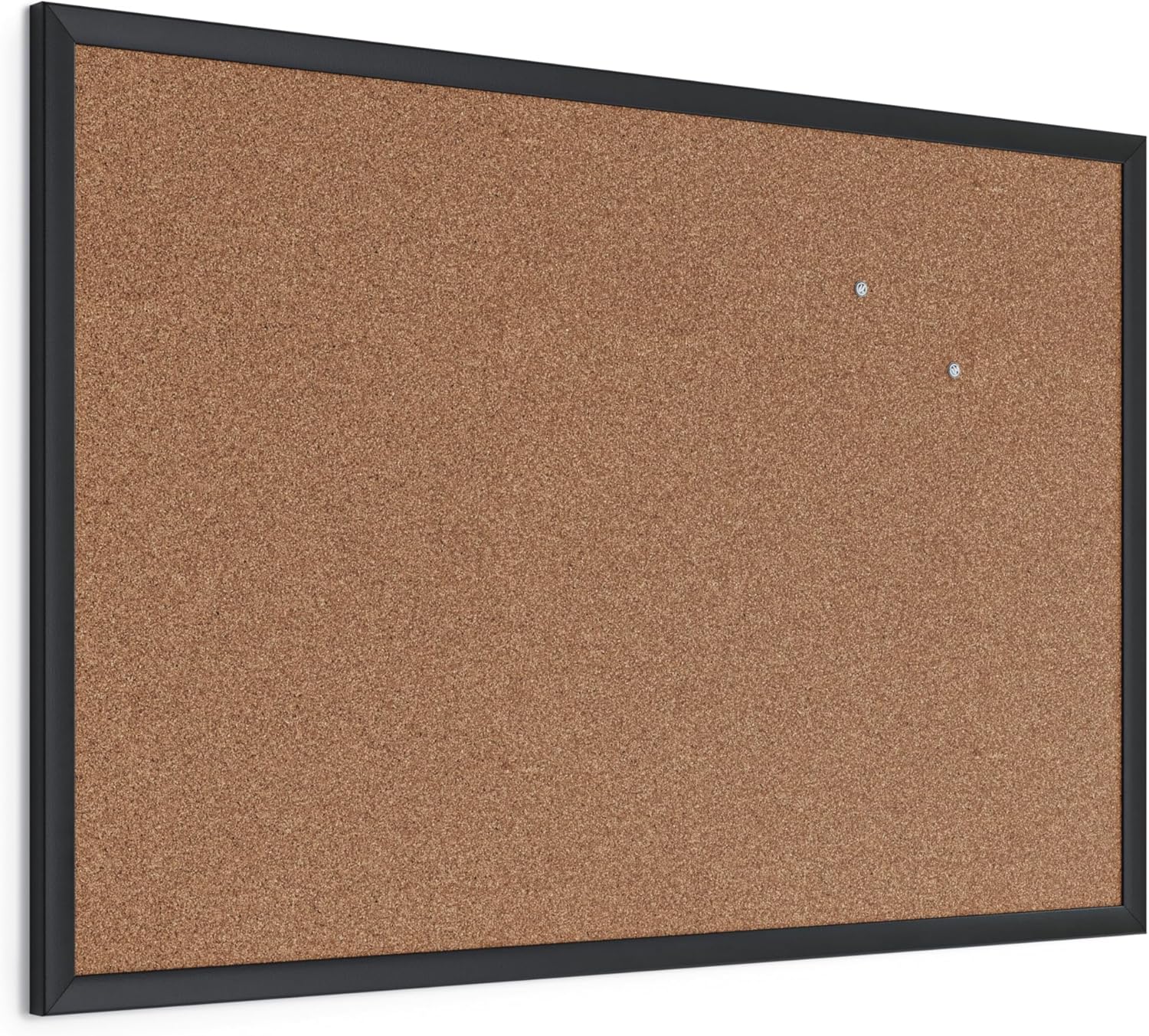 U Brands Cork Bulletin Board with Wood Frame