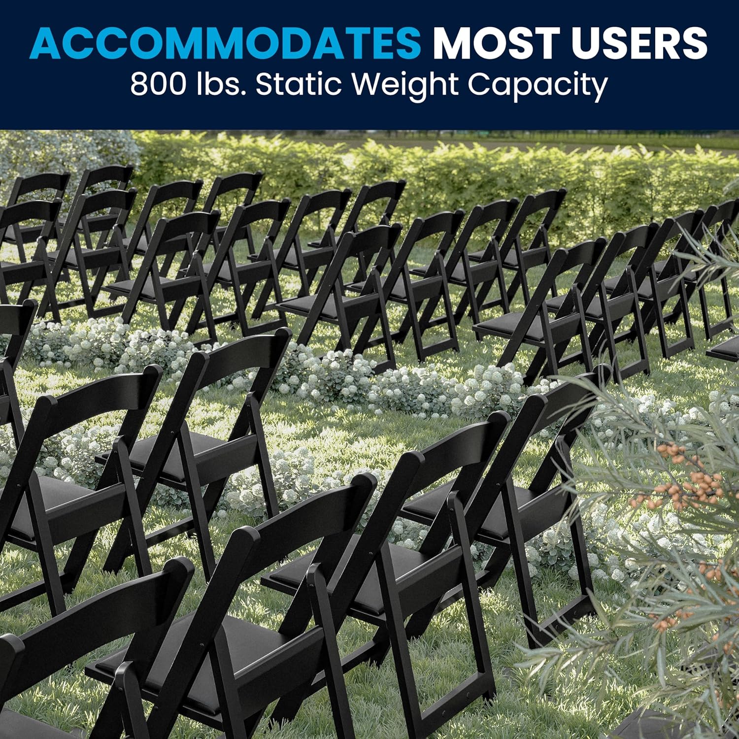 Flash Furniture Hercules Series Folding Chair - Resin Event Chair