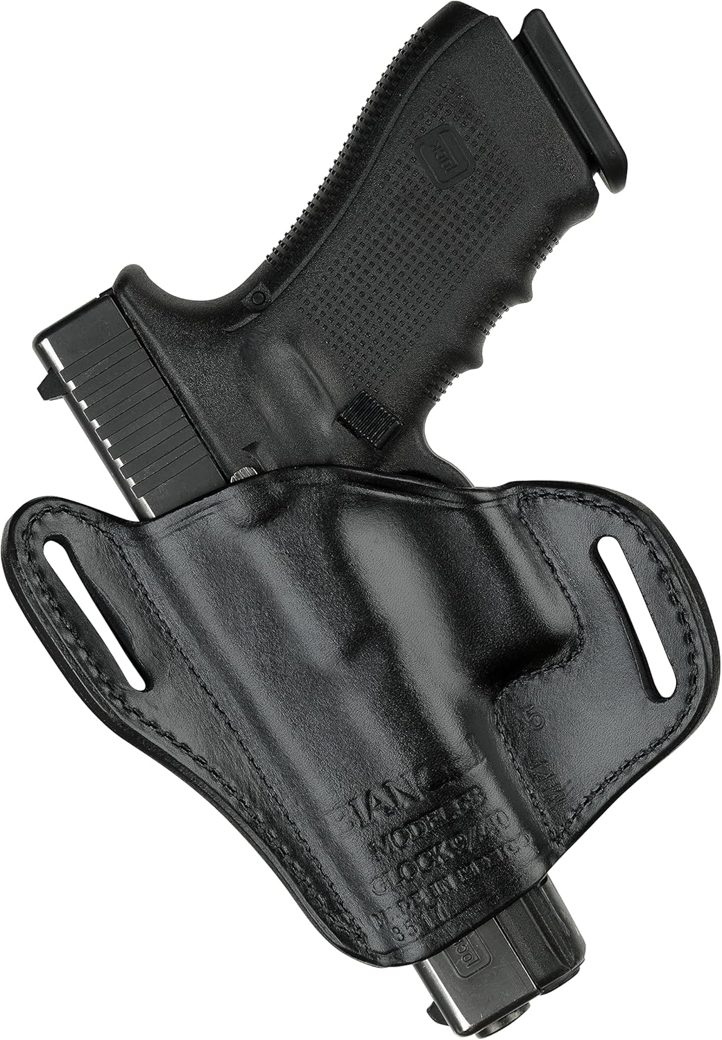 BIANCHI 58 P.I. Open-Top Leather Belt Slide Holster