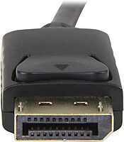 StarTech.com 6ft (2m) DisplayPort to HDMI Cable - 4K 30Hz - DisplayPort to HDMI Adapter Cable - DP 1.2 to HDMI Monitor Cable Converter - Latching DP Connector - Passive DP to HDMI Cord (DP2HDMM2MB)