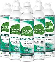 Seventh Generation Disinfecting Spray Cleaner Eucalyptus and Thyme Disinfectant 13.9 oz, Pack of 8 13.9 Ounce (Pack of 8)