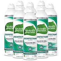 Seventh Generation Disinfecting Spray Cleaner Eucalyptus and Thyme Disinfectant 13.9 oz, Pack of 8 13.9 Ounce (Pack of 8)