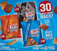 Chex Mix Classics Mix It Up Variety Snack Mixes, 1.75 Oz, Box Of 30 Packs