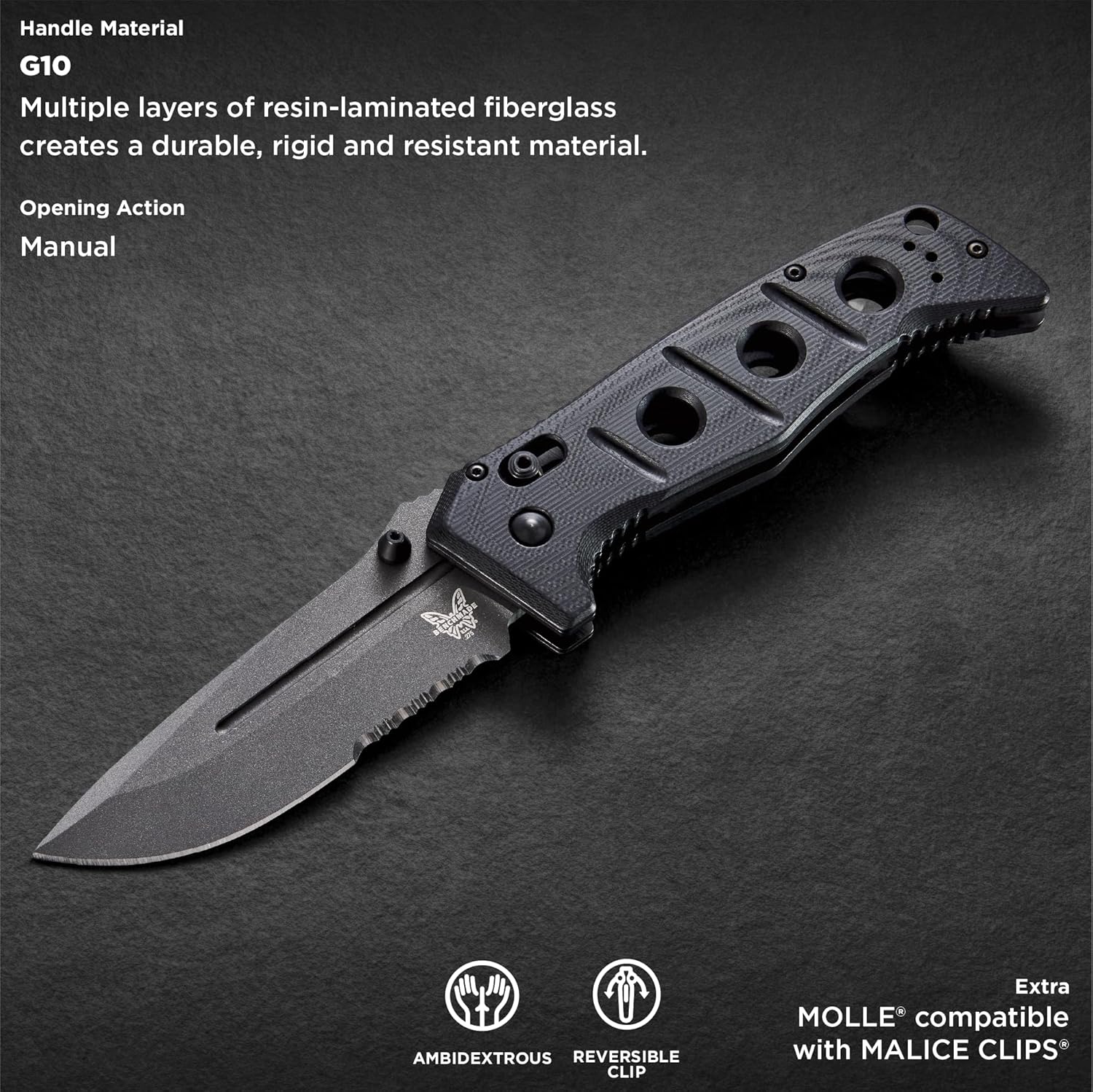 BENCHMADE Adamas 275 Tactical Folding Knife