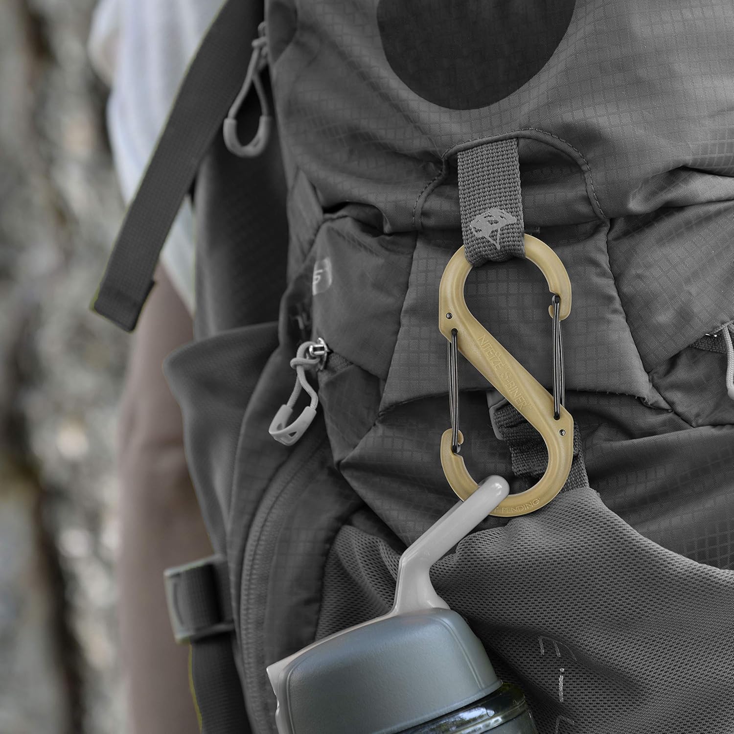 Nite Ize S-Biner Dual Carabiner Plastic with Stainless Steel Gates