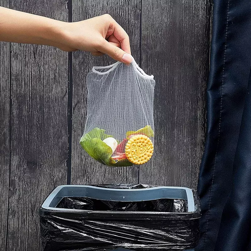 KITCHEN SINK CORNER TRIANGLE STRAINER 30PIECES OF DRAINING NET