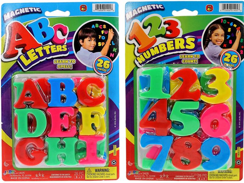 ABC's Magnetic Letters & Numbers Assortment
