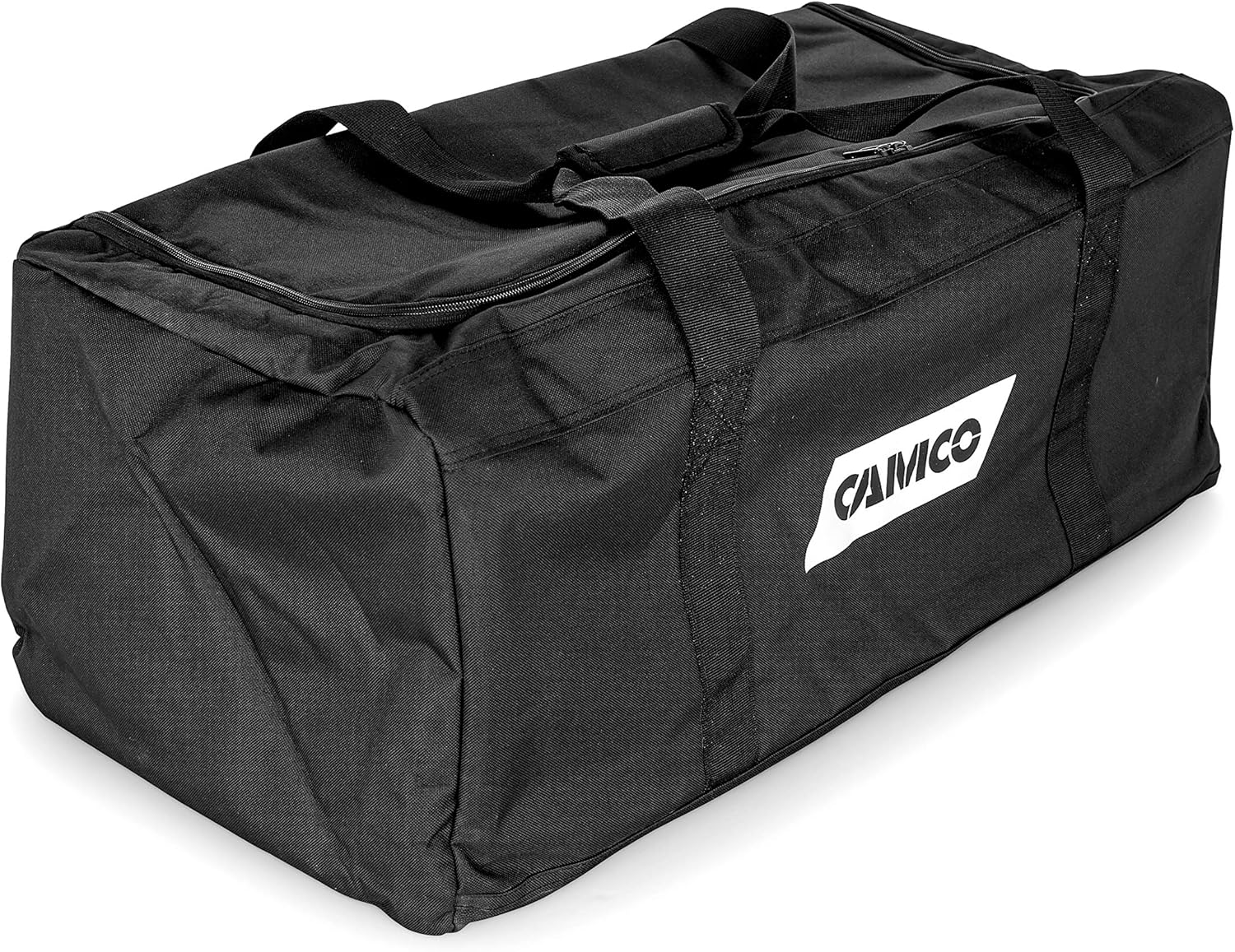 Camco Durable All Purpose RV Storage Bag with Internal Compartments - Securely Holds RV Stabilization, Electrical