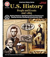 Mark Twain American History Books, Grades 6-12 People & Events from 1607—1865 US History Workbook