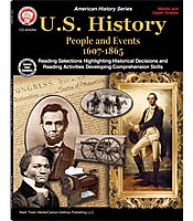Mark Twain American History Books, Grades 6-12 People & Events from 1607—1865 US History Workbook