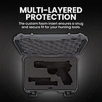NANUK 909 Hard Case with Custom Foam Insert for Glock (12.6” x 9” x 4.4”)