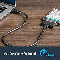StarTech.com SATA to USB Adapter Cable for 2.5" SATA SSD/HDD - UASP, Bus-Powered