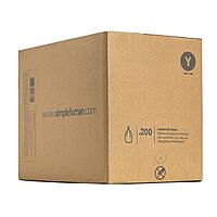 simplehuman Custom-Fit Trash Can Liners, Drawstring, White