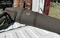 EVOLUTION OUTDOOR Rawhide Series Waxed Canvas Rifle and Shotgun Case