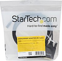 StarTech.com 6 ft Mini DisplayPort to DVI Cable - M/M - MDP to DVI Cable - MiniDP to DVI