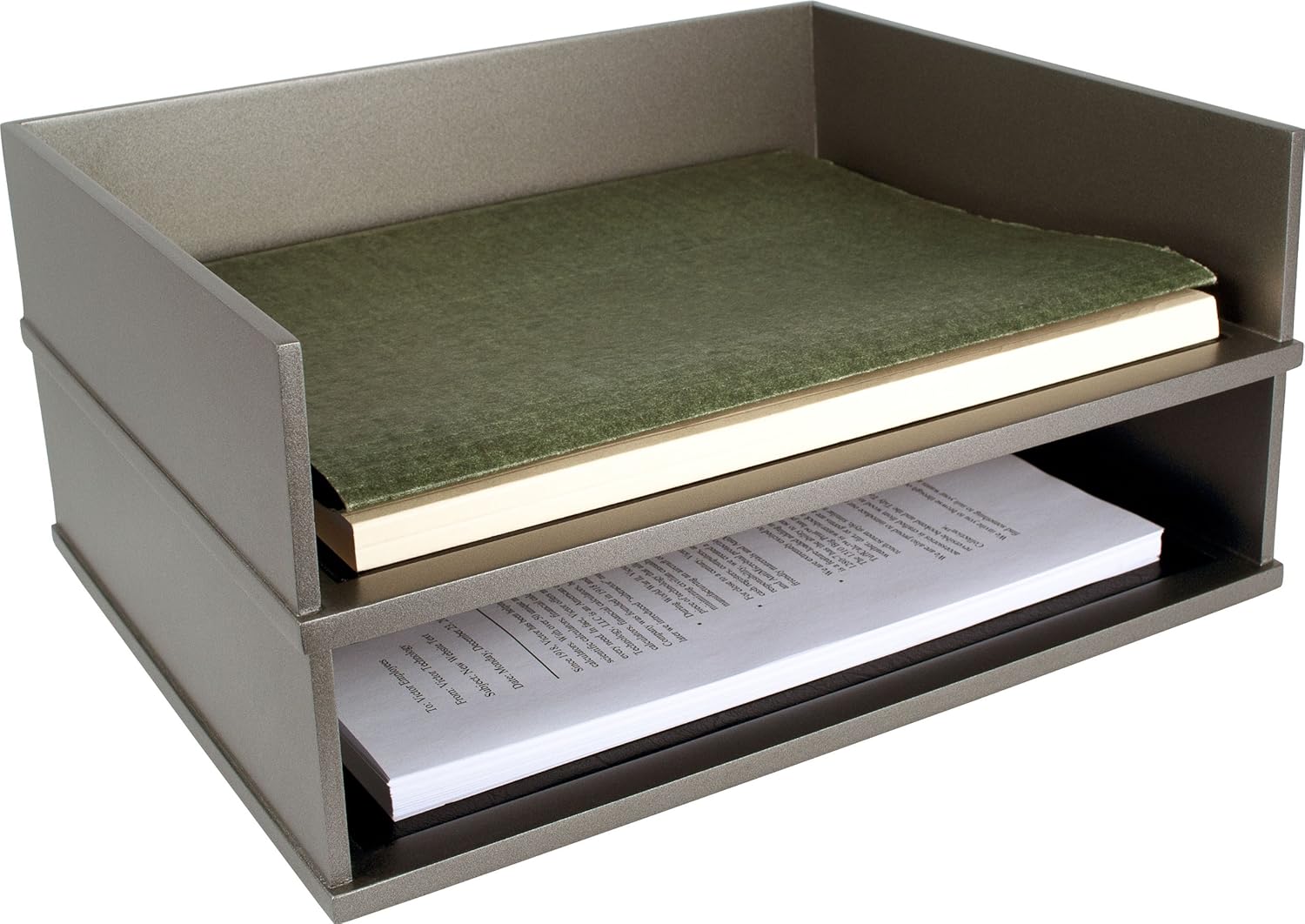 Victor Wood Stacking Letter Tray