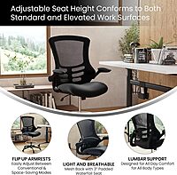 FLASH FURNITURE Kelista Mid-Back Swivel Office Chair