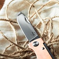 BÖKER PLUS® Atlas knife - small slipjoint folding pocket knife - metal handle - EDC full metal - Vintage Sandvik knife