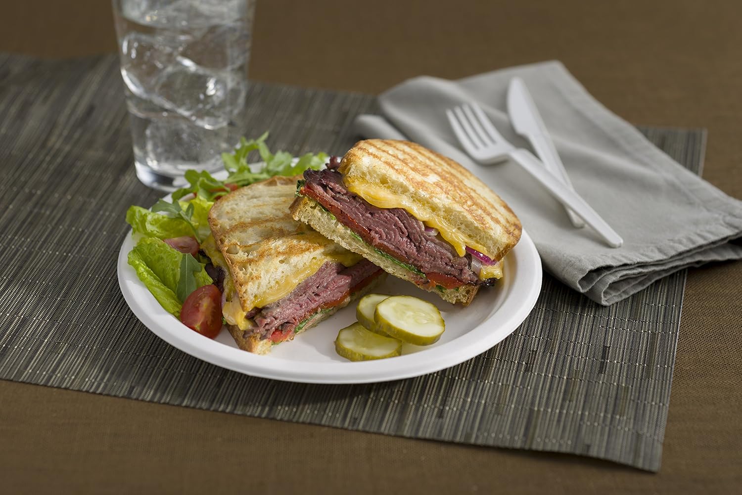 STALKMARKET 100% Compostable Natural Plant Fiber Plates