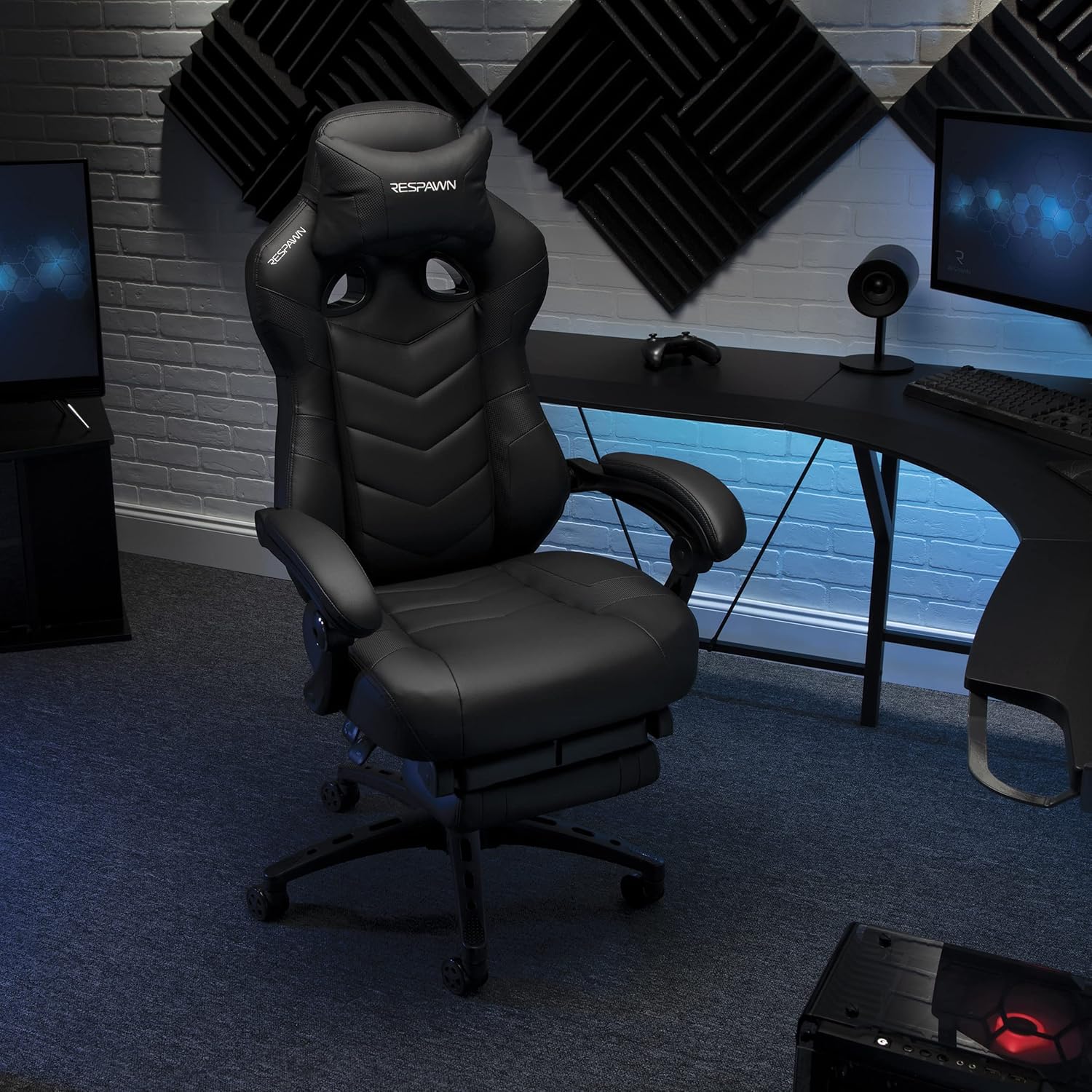 RESPAWN 110 Pro Ergonomic Gaming Chair with Footrest