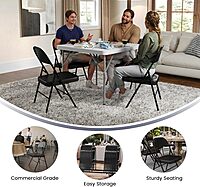 Flash Furniture HERCULES Series Double Braced Metal Folding Chair