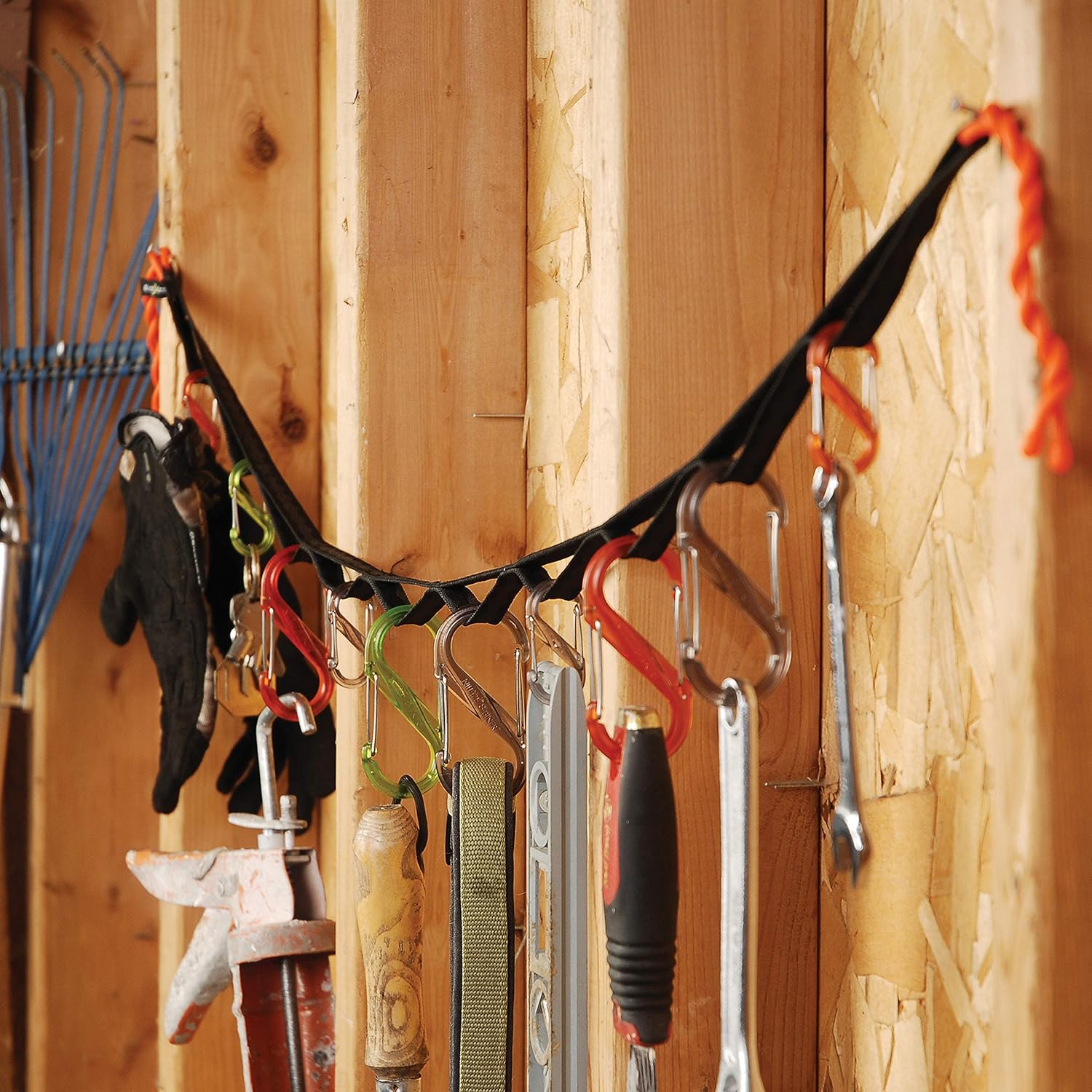 Nite Ize GearLine Hanging Organization System - Gear Ties for Camping, Hiking & Outdoor Activities