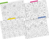 Barker Creek Designer File Folders Set of 36, Color Me! in My Garden, Multi-Design Set, Letter-Size, 1/3 Cut Tabs, 36 Folders in Set (3938)