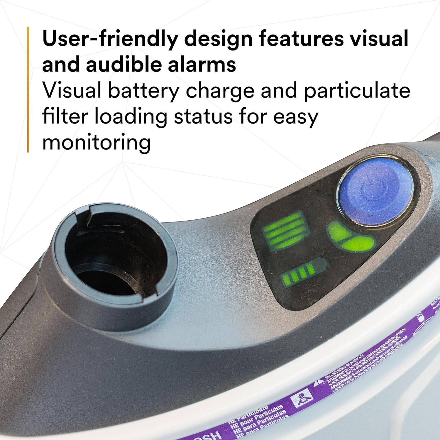 3M PAPR Respirator, Versaflo Powered Air Purifying Respirator Kit, TR-300N+ HKL, Healthcare, M/L Headcover, Lightweight