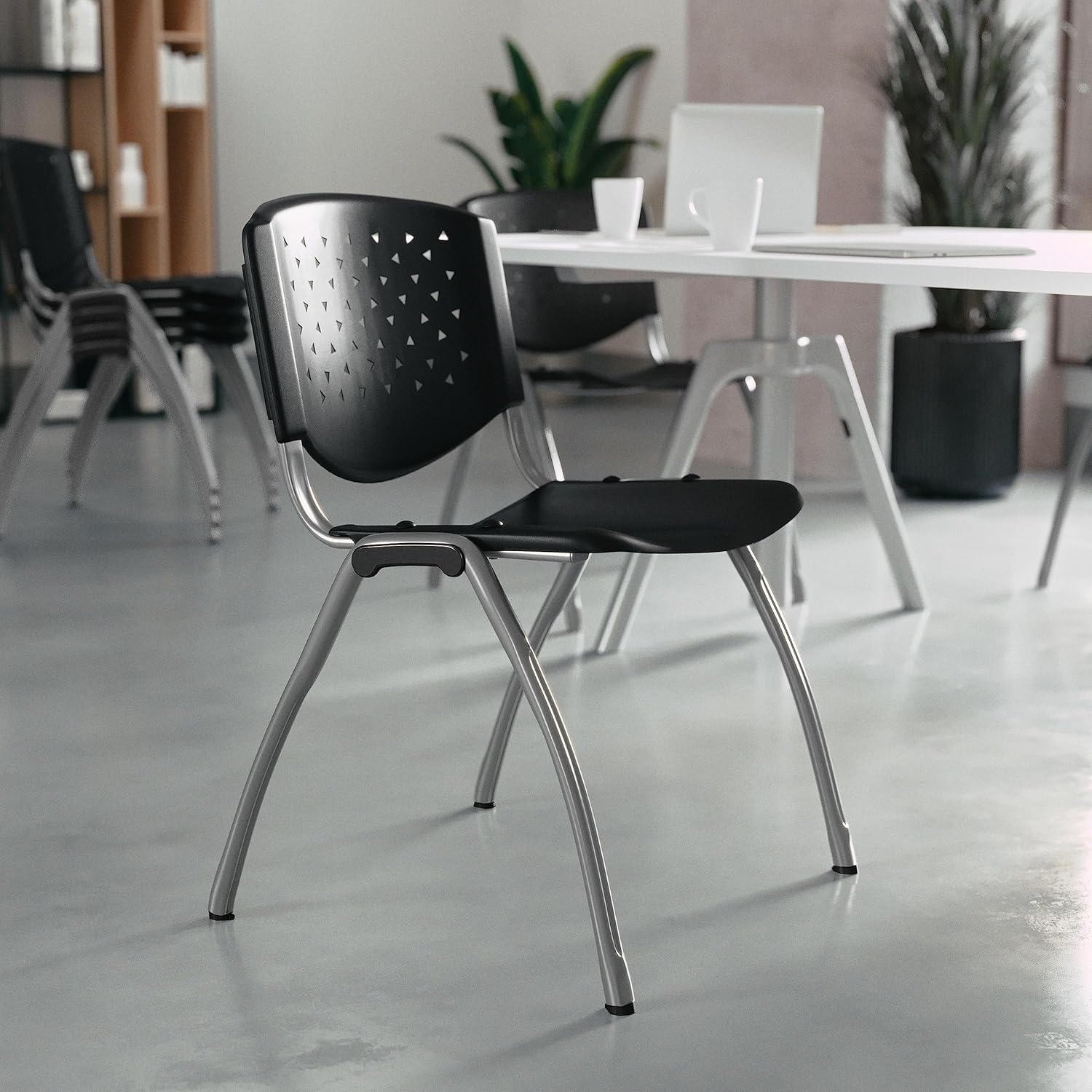 Flash Furniture HERCULES Series 880 lb Capacity Plastic Stack Chair