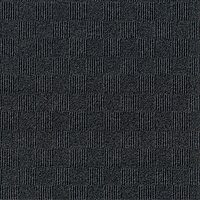 Foss Floors Crochet Peel & Stick Carpet Tiles, 24in x 24in, Black Ice, Set Of 15 Tiles