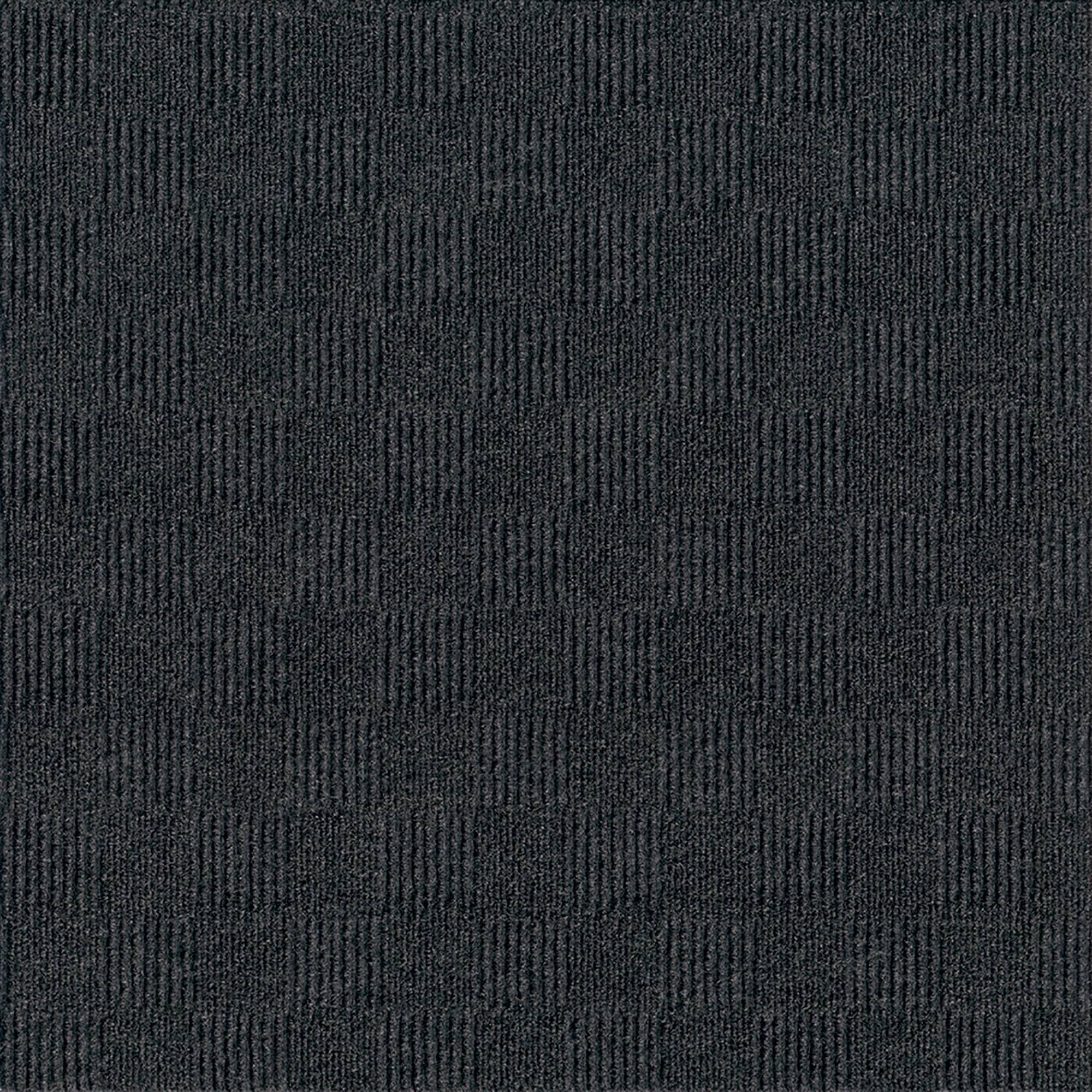 Foss Floors Crochet Peel & Stick Carpet Tiles, 24in x 24in, Black Ice, Set Of 15 Tiles
