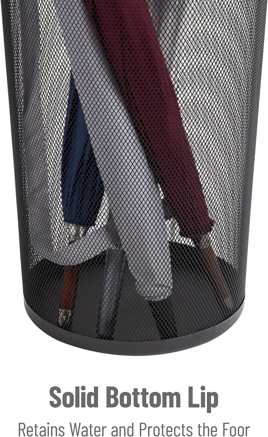 MIND READER Metal Mesh Umbrella Stand Multi-Purpose Storage