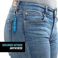 NITE-IZE Radiant 100 Keychain Flashlight - Waterproof Mini Flashlight