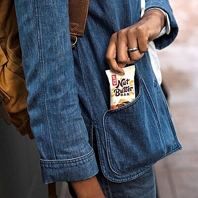 Clif Bar - Nut Butter Bar - Organic Snack Bars - Chocolate Peanut Butter - Organic - Plant Protein