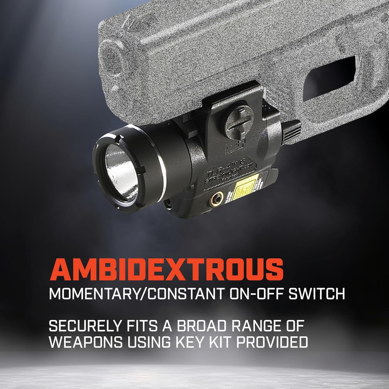STREAMLIGHT TLR-4G Compact Rail-Mounted Tactical Weapon Light with Green Laser