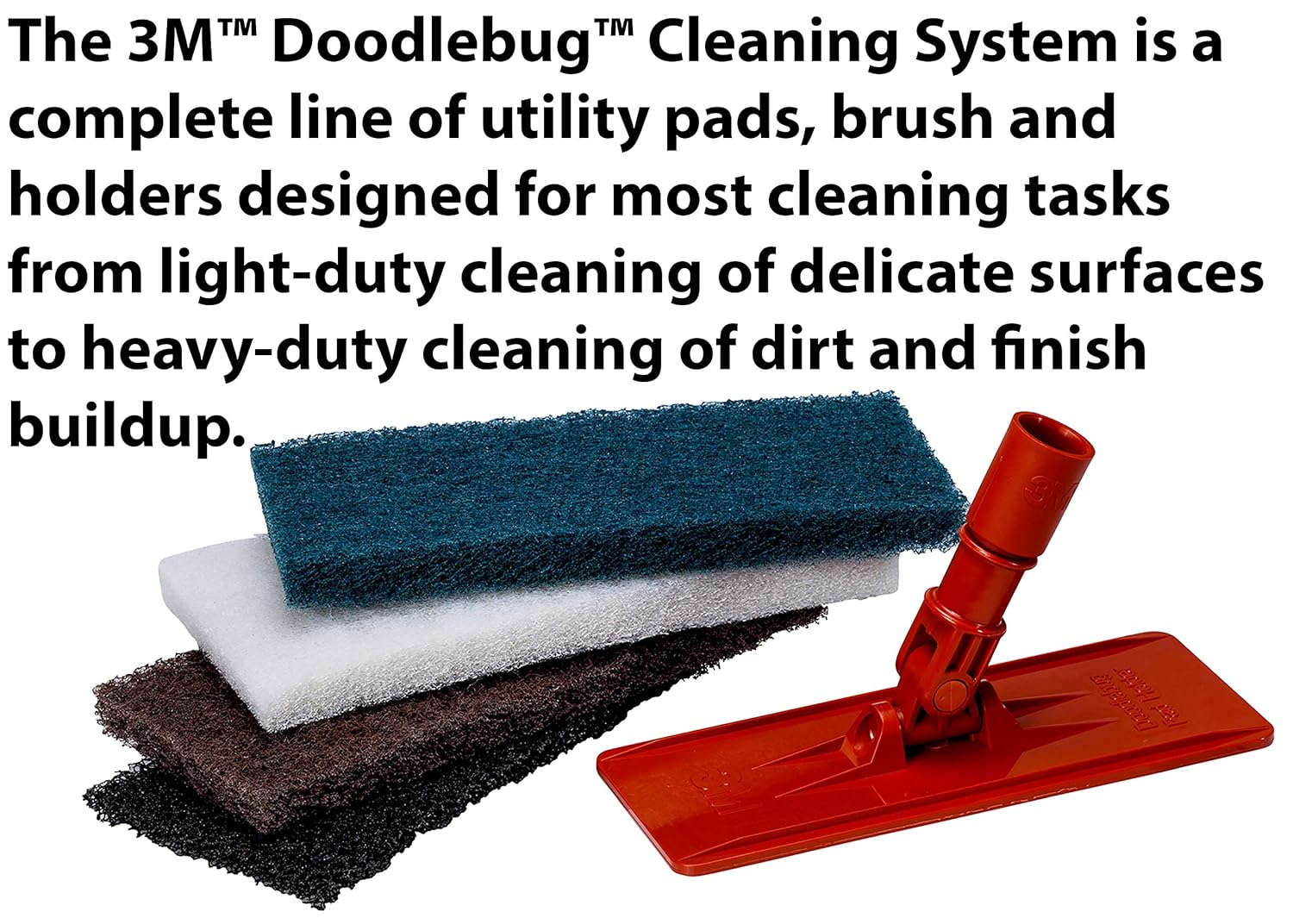 3M Doodlebug Brown Scrub 'N Strip Pad 8541, 4.625 in x 10 in (20 count)