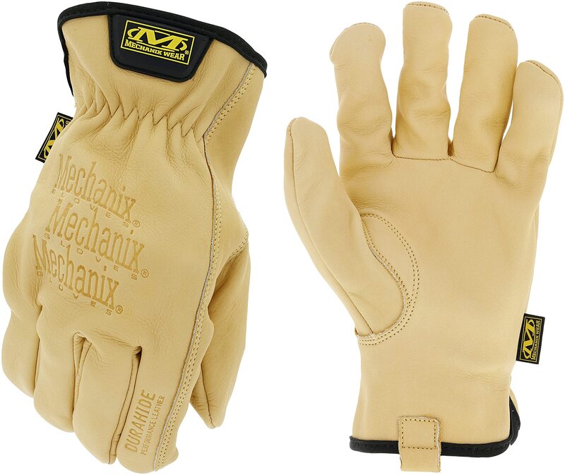 Mechanix Wear Leather Cow Driver Gloves - Durahide DRY Work Gloves
