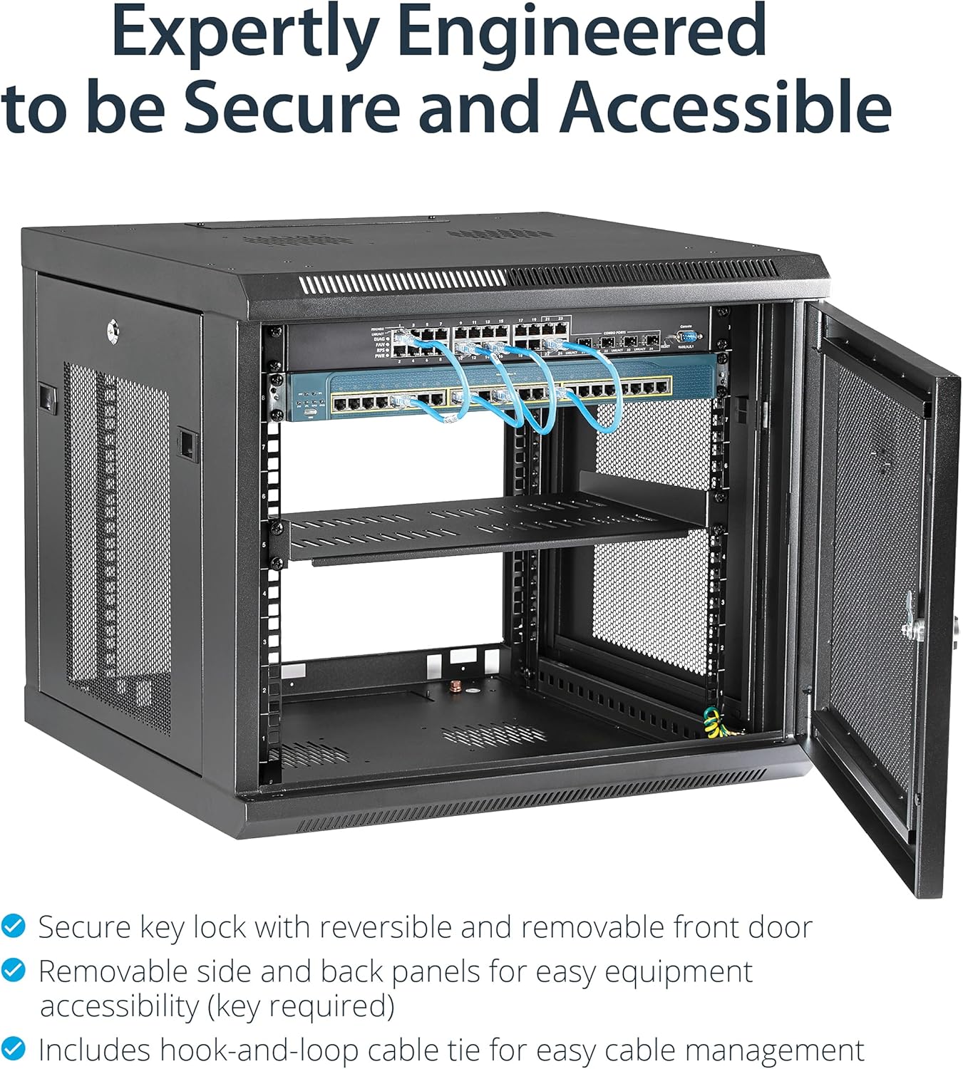 StarTech.com 19" Wall-Mount Server Rack Cabinet