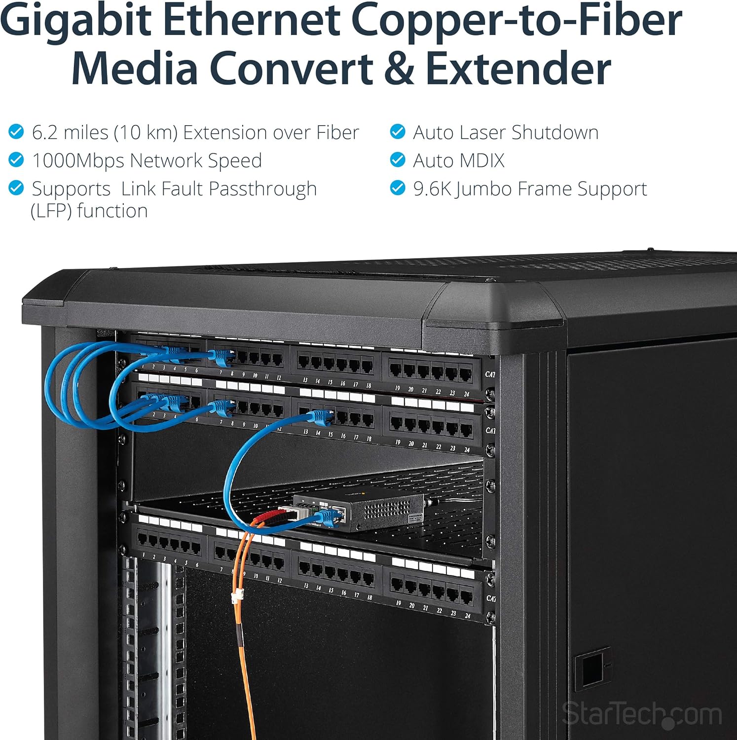 StarTech.com Singlemode SC Fiber Media Converter