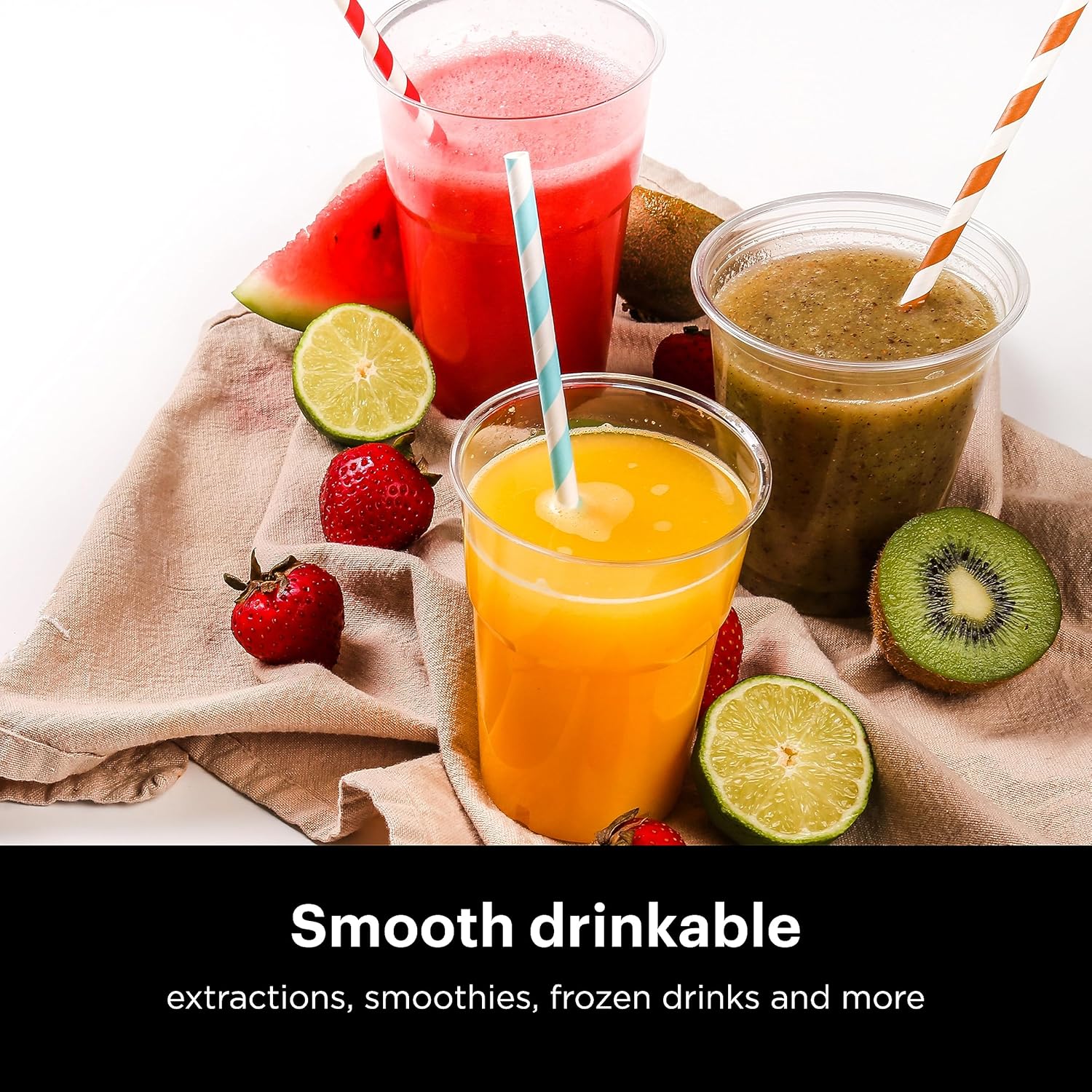 Ninja QB1004 Blender/Food Processor with 450-Watt Base, 48oz Pitcher, 16oz Chopper Bowl, and 40oz Processor Bowl for Shakes