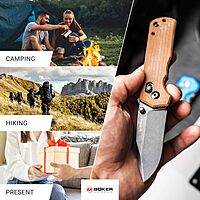 Böker MAGNUM Rockstub Brown Micarta -01SC710