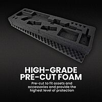 NANUK 985/990 Hard Case with Wheels & Custom Foam Insert