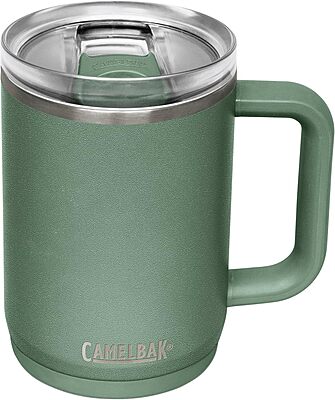 CamelBak Thrive Leak-Proof 16 oz Mug, Insulated Stainless Steel - For travel, coffee, tea