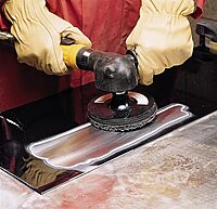 3M Scotch-Brite Coating Removal Disc - Extra Coarse Silicon Carbide Mineral - Paint and Rust Stripping Disc for Metal